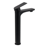 WELS 7.5L/m Rounded Body Basin Mixer Kitchen Vanity Faucet Tap Spout Matte Black V1233-KRF102BL