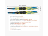 150 cm Water Skis Combo Adults Water Skis with X-7 Adjustable Bindings V952-HSQSJK54INCHM9FM6V0