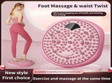 Magnetic Foot Massage & Waist Twisting DiscHome Body-Shaping Fitness Equipment, Silent Anti-Slip V1106-ZYNYP002