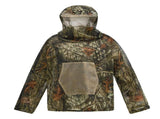 Bark and green leaves Camouflage Mosquito Repellent Suit Ultra-Fine Mesh Hooded Ghillie Suit for V888-ELOSUNG43201