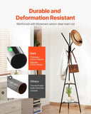 VEVOR Coat Rack Freestanding Coats Rack Stand with 2 Shelves & 6 Hooks V952-YMJDTPJSGJ00O5645001V0