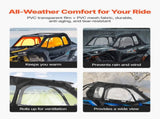 Cab Enclosure Upper Doors, Compatible with Polaris RZR XP 1000/XP Turbo 2014-2023, Soft Upper Doors, V952-BDWQPOLARISRN7Z3V001V0