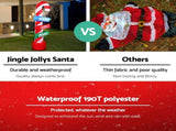 Jingle Jollys Christmas Inflatable Candy Pole 2.4M Illuminated Decorations XMAS-INF-CANDY-8FT