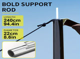 Outdoor camping square sky curtain, black glue sky curtain, sun and rain protection V888-ELOSUNG10041