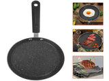 Black Nonstick Frying Pan Aluminum for Home Breakfast Cooking Even Heating V1366-AZ2-W-12132