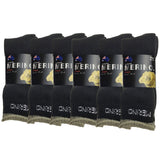 6 Pairs MERINO WOOL SOCKS Mens Heavy Duty Premium Thick Work Socks Cushion BULK - Charcoal - 11-14 V563-6AUSOCKS-CH-11-14