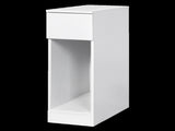 Levede Slim Bedside Table Nightstand Side Table Storage Bedroom Narrow Cabinet NI1084-WH-AU