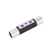 Violet Light Flashlight 3W Rechargeable 254nm 365nm 395nm Dual Head Torch Detector for Money V1294-YM0901-3119260003611
