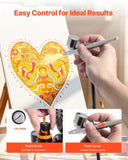 VEVOR Airbrush Kit Air Brush Kit 1/6 HP Air Compressor 3 Airbrushes 3 Tips Tank V952-JCBTZ2G3AGYQKLI8X001V3