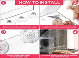 Strong suction window bird feeder, large capacity window bird feeder with removable seed tray and V1259-DP01-A-1665