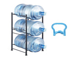 3 Tiers Water Jug Holder, 5 Gallon Water Bottle Holder, Single Row Water Bottle Rack for 3 Bottles, V952-5JLTZSSTSTZCO9G2HV0