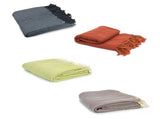Herringbone Acrylic Throw Green V442-WAM-THROW-HERRINGBONE-GREEN-RE