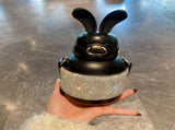 Cute Bunny Ear Diamond Studded Insulated Tumbler with Straw and Strap, Portable Large Capacity Water V1341-ZY-B9JDF2YL-BLACK