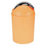Mini Flip Lid Home Living Room Bedroom Desktop Bedside Plastic Trash Can Garbage BinOrange V1294-YM0901-3117200123612