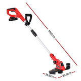 Giantz 20V Cordless Line Trimmer Lawn Whipper Grass Snipper MOWER-LINE-20V-RDBK