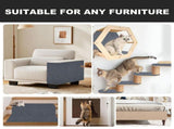 78.7"X15.8" Self-Adhesive Cat Scratching Mat - Durable Couch from Cat Claws, DIY Furniture V1107-135-89091-BEG1