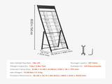 Brochure Display Rack, 20 Pockets Literature Display Stand, Portable Floor Standing V952-WJZSXLDSZJS2CXBZV001V0