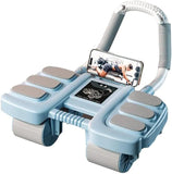 Automatic Rebound Ab Roller with Six-Point Elbow Support & Phone Holder for Home Gym Core Workout V1107-CS-LZCJFLL