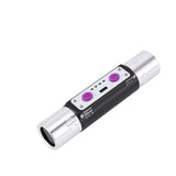 Violet Light Flashlight 3W Rechargeable 254nm 365nm 395nm Dual Head Torch Detector for Money V1294-YM0901-3119260003611