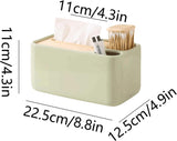 2 Pack Desk Organizer with Compartments for Pens and Toothpicks - Office Supply Storage Solution V1258-DP02-BOL-100