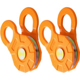 VEVOR Snatch Block, 11T/25,000 LBS Working Load Limit, Heavy Duty Winch Pulley for 0.55\"/14 mm V952-ZZDZJCH225000CSSEV0