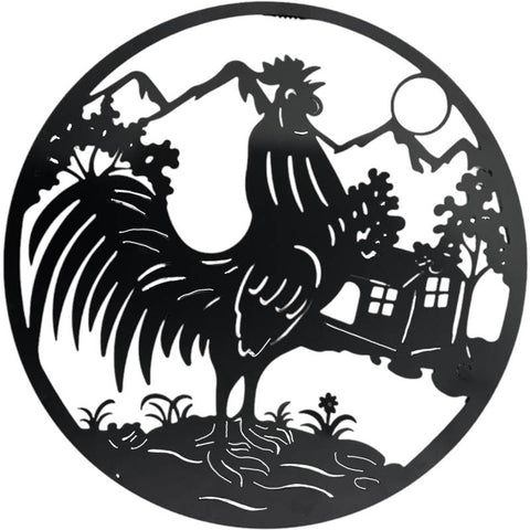 Big Rooster Wall Art 40x40cm V637-E522837