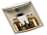 Countertop Corner Organizer 360 Degree Rotating Multi Functional Punch Free Kitchen Counter Storage V1294-YM0901-3118230322811