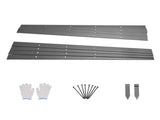 Metal Landscape Edging, 8 Packs 72 in Rust-Resistant Aluminum Alloy Landscape Edging, Bendable V952-LZJSPZ8PCS72VOIEEV0