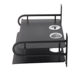 Double Layer Floating Wall Shelf TV Box Shelf Wall Mounted Router DVD Cable Box Shelf for Household V1294-YM0523-3116220002711