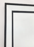 Black Beaded Framed Mirror - X Large 190cm x 100cm V292-MIRR-BDD002