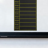 Flexible Magnetic Scoreboard Magnets Black for Office Classroom Supplies and Tracking V1366-AZ2-W-18802