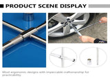 Plated Steel Tire Wrench, Extended Lug Wrench Cross Spanner for Cars, Ergonomic Design V1366-AZ2-W-17347