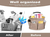 Cleaning Caddy,Cleaning Bag Organizer with Handle Tools Bag for Detailing Supplies, Bag Only, Gray V1259-DP01-A-2695