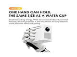 WiFi LED Projector - Portable Mini TV Projector for Home opera Use V1263-JX-4557