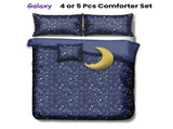 Ramesses Galaxy Kids Advventure 5 Pcs Comforter Set King V442-KIT-COMFORTER-GALAXY-NAVY-KI