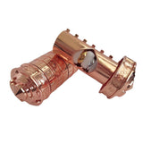Da Vinci Code, Lock Cylinder, Puzzle, Gift, Valentine's Day Gift, Christmas Gift, Birthday Gift, V1106-105-71317-BRO-L