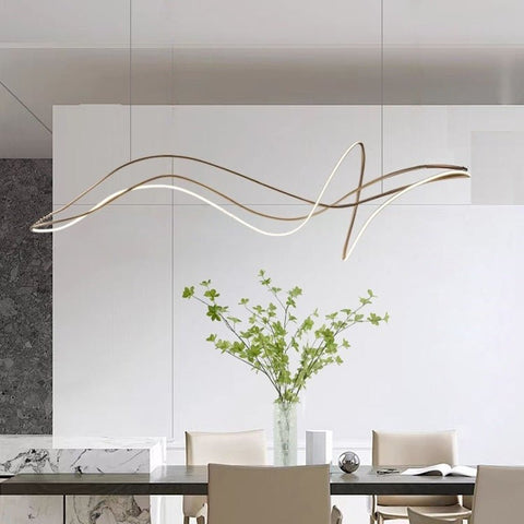 BAMDECOR A203 1.8m Modern minimalist pendant lights for home decoration ceiling pendant light V255-BAM-A203-1.8-GOLD