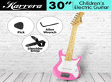 Karrera Electric Childrens Guitar Kids - Pink ECP-3W-PK