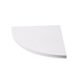 White Wood Corner Floating Shelves Wall Decor Set 3PCS for Home Office Storage and Display V1369-AZ3-W-24972