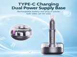 Electric Nail Drill Pen with Charging Base for Shaping Thick Nails, Removing Cuticles and Gel V1341-ZY-5Y969YWV-SILVER