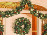 Christmas Garland Decorations Xmas Holiday Indoor Indoor Home Mantle Fireplace V1370-AZ4-09518
