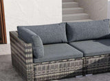 8PCS Outdoor Furniture Modular Lounge Sofa Lizard-Grey V264-OTF-509S-LGR
