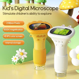 Student Digital Microscope for Kids Portable 1000x Magnification Handheld Scope with 2 Inch HD V1107-CS-ETXWJH