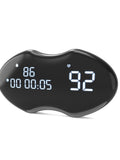 Smart Fitness Heart Rate Monitor Chest Strap with Data Display - IP67 Waterproof, Rechargeable, BLE V888-ELOSUNG35886