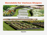 Steel Landscape, 4 Packs 40 x 6 in Rust-Resistant Metal Landscape, Bendable Garden V952-DXGJSPZ4PCS4ABKUJV0