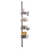 56" to 114" High Shower Corner Caddy Tension Pole Rust-Proof Tension Pole V952-SCTPBXGSXKKS98LR7V0