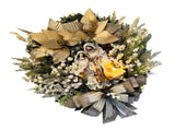 Xmas Wreath Decoration with LED Light Hanging Decor Sacred Meaning Xmas Wreath for Indoor Outdoor V1294-YM0901-3115240105111