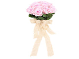 Artificial Wedding Bouquet Fade Proof Minimalist Realistic Silk Roses Bridal Bouquet for Prop V1294-YM0901-3115250086311