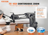 Multi-Directional Microscope with Spring Bracket, 7X-45X Magnification Microscope, Micro V952-WXQJTZHXD000Y8NAOV9