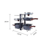 Livingtoday Double Sided 4 Levels Kitchen Organizer V915-KU0185